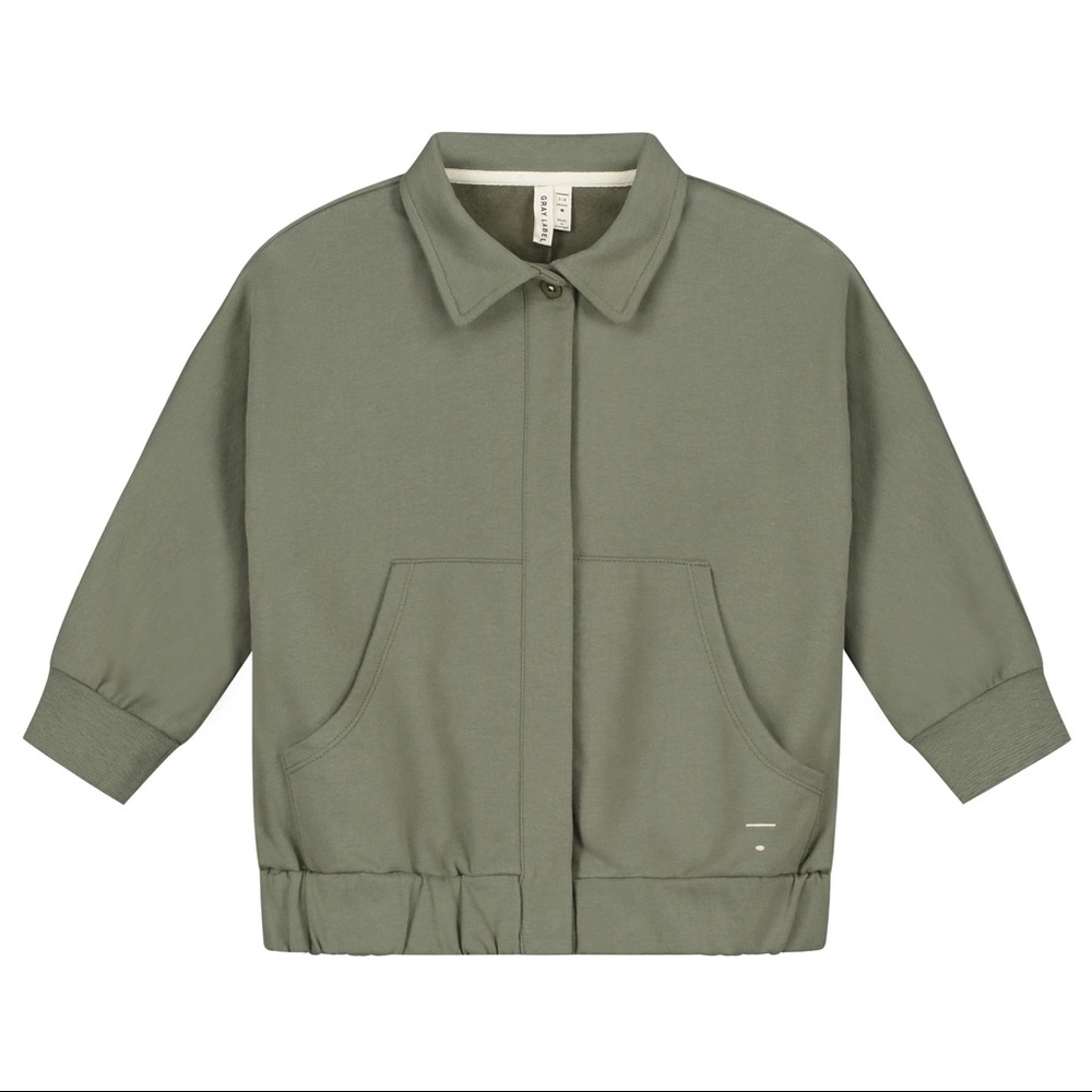 Gray Label Collar Jacket in Moss 18m - 24m